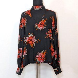 One Clothing Floral Puff Sleeve Blouse